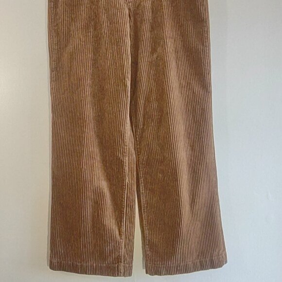 EUC Lands' End High Waist Wide Leg Corduroy Pants/Jeans Women's Size 12 - Picture 5 of 12